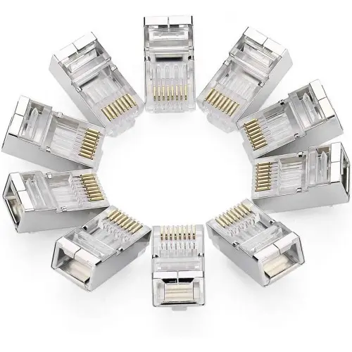 [0005995] UGREEN NW111 RJ45 Cat 6 Shielding Crystal Connector 10 Pcs (1Pack) #20333