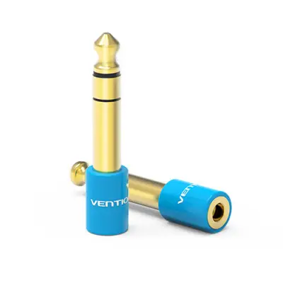 [07234] VENTION VAB-S01-L 6.5mm Male to 3.5mm Female Audio Adapter