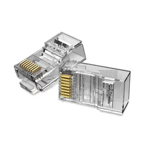 [07185] VENTION IDDR0-100 Cat6 UTP RJ45 Transparent Connector (100 Pcs)