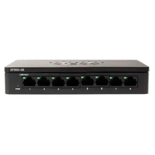 [00023]  Cisco SF95D-08 8-Port 10/100 Switch