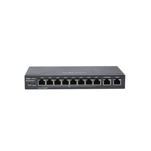 [05462] Ruijie RG-EG210G-P 10-Port Gigabit Cloud Managed PoE Router