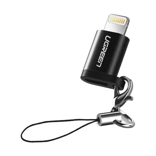 [0005955] UGREEN 50552 Micro USB Female to Lightning Black Converter # 50552