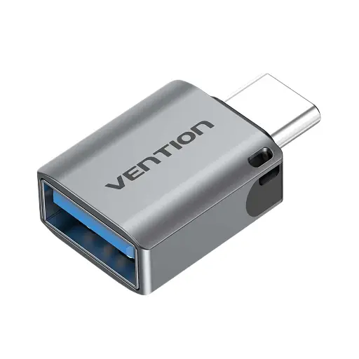 [0005956] VENTION CDQH0 USB Type-C Male to USB Female OTG Gray Converter #CDQH0