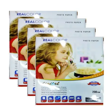[05134] REAL COLOR PHOTO PAPER 200GSM A4*20 BC