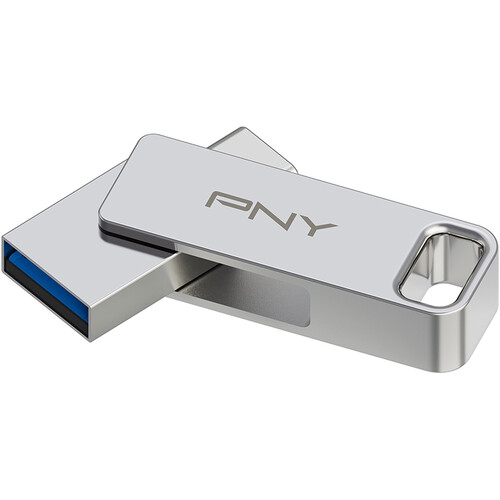 [04884] PNY DUO LINK 128GB USB 3.2 Type-C Dual Flash Drive