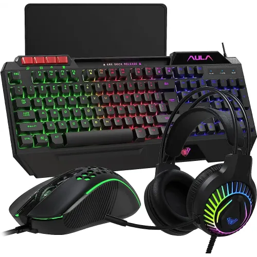 [0000395] AULA T650 4 in 1 Gaming Combo
