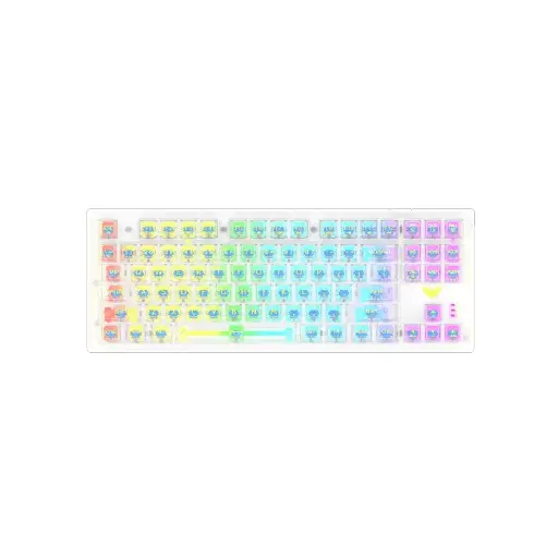 [0000391] AULA F2183 WIRED WIRELESS & BT GAMING KEYBOARD