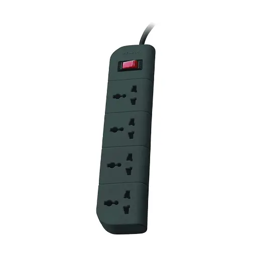 [0006422] Belkin F9E400zb1.5MGRY 3 Pin 4 Port Grey Power Strip # F9E400zb1.5MGRY