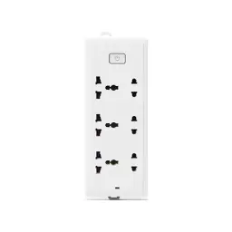 Deli C18339(03) 6 Port Household Power Strip with Surge Protection
