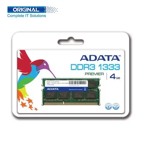 [0006545] Adata 4GB DDR3 1333MHz Laptop RAM