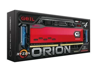 [02525] GEIL 16GB DDR4 3200 MHz Orion RGB Desktop Ram (Red)