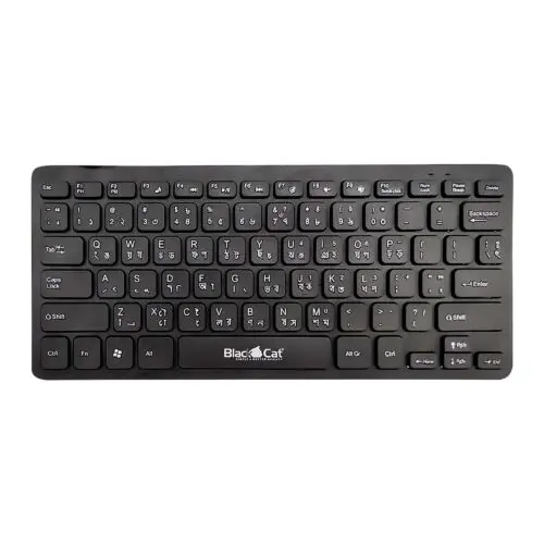 Black Cat BC-K1317 Mini USB Keyboard With Bangla