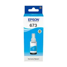 [02125] EPSON 673 CYAN ORIGINAL INK BOTTLE