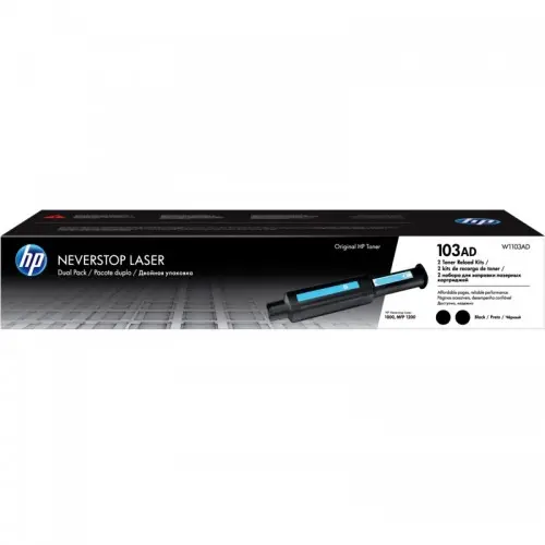 [0006705] HP 103AD Dual Pack Black Original Neverstop Laser Toner Reload Kit