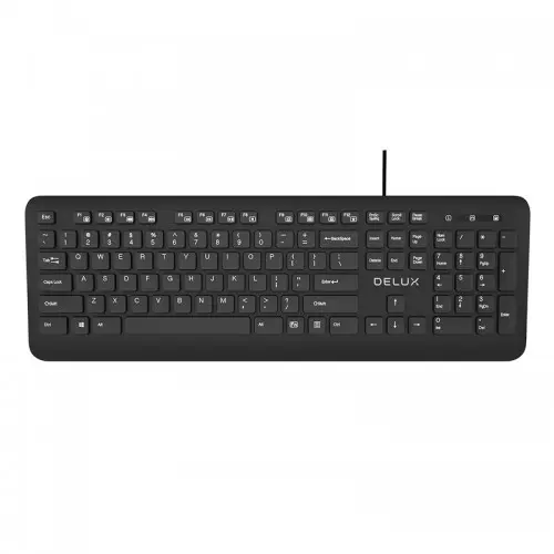 [02058] Delux KA193U USB Multimedia Keyboard