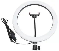 [0006571] 12 INCH (HX-300) BLACK STUDIO PHOTOGRAPHY PHOTO RING LIGHT TRIPOD WITH STAND 