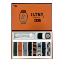 Y80 Ultra Smart watch with 8 Strap