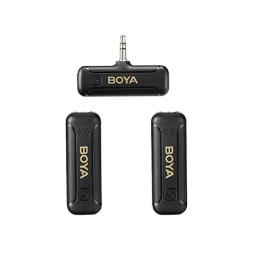 [01125] Boya BY-WM3T2-M2 Mini 2.4GHz Dual-Channel Wireless Microphone for 3.5mm Jack Device