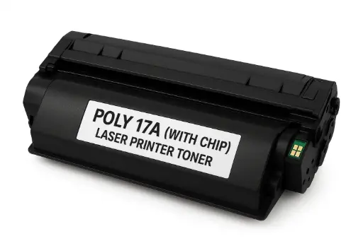 [0006907] POLY 17A (WITH CHIP) LASER PRINTER TONER BLACK  