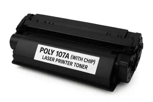 [0006911] POLY 107A (WITH CHIP) LASER PRINTER TONER BLACK