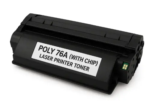 [04921] POLY 76A (WITH CHIP) LASER PRINTER TONER BLACK 
