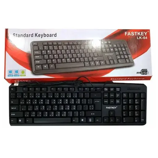 [02510] Fastkey LK-04 USB Wired Keyboard With Bangla