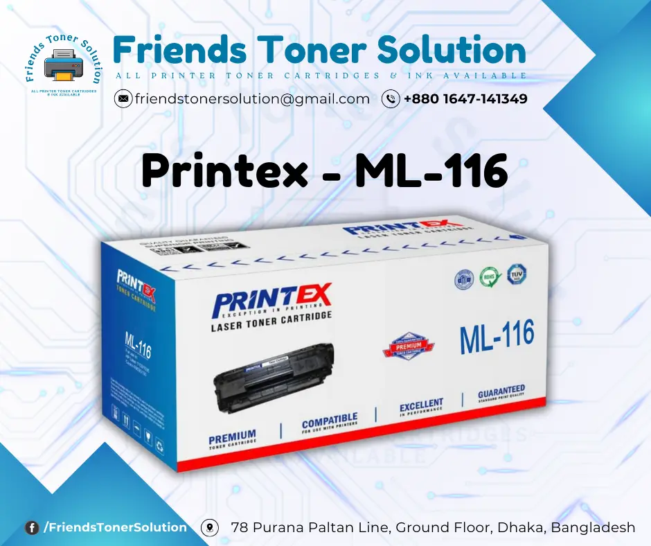 PRINTEX ML-116 LASER PRINTER TONER BLACK