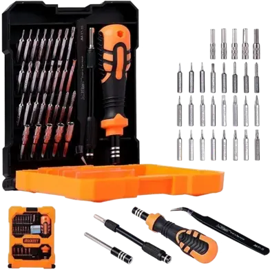 [03674] Jakemy JM-8160 33-in-1 Precision Screwdriver Set with Flexible Shaft, Anti-Slip Handle