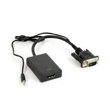 VGA TO HDMI CONVERTER VGA-006(IN CGA+R/L AUDIO OUT HDMI) BLACK