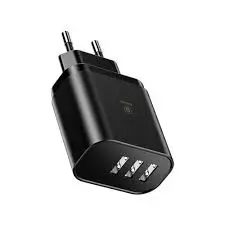 [01001] Baseus 3 Ports USB Charger Quick Charging 3.4A Wall Fast Charger With Digital Display