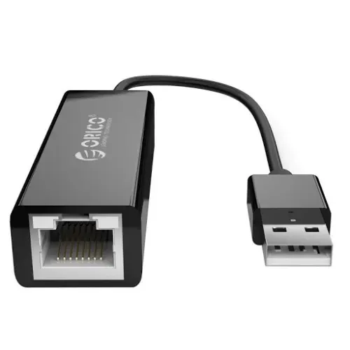 [04694] ORICO UTJ-U2-BK-BP USB 2.0 to RJ45 Ethernet Network Adapter