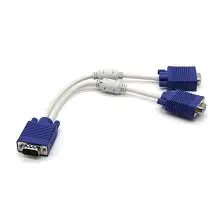 [07259] VGA Y CABLE ( 1PC 2MONITOR)