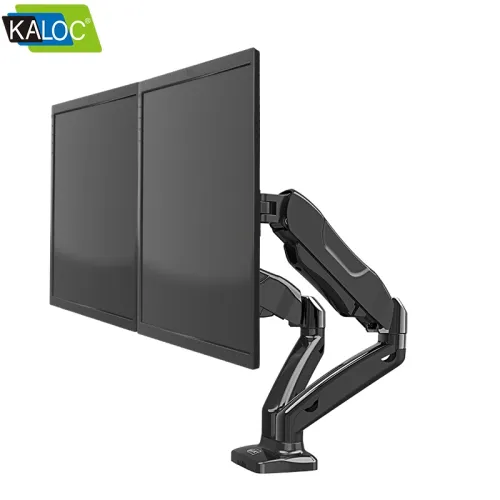 [0007386] Kaloc KLC V28 17- 26" Double ARM Monitor/TV Desktop Mount Stand With Cable Management System