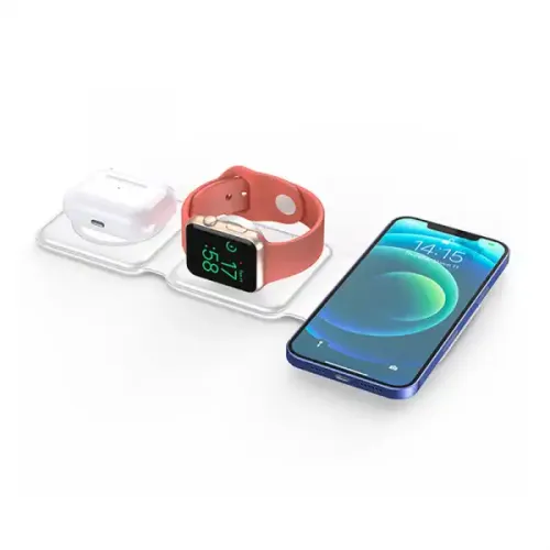 [0007450] WiWU M6 Power Air 15W 3-in-1 Wireless Charger