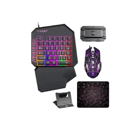 [0007535] T-WOLF TF950 5 In 1 Wired Gaming Combo