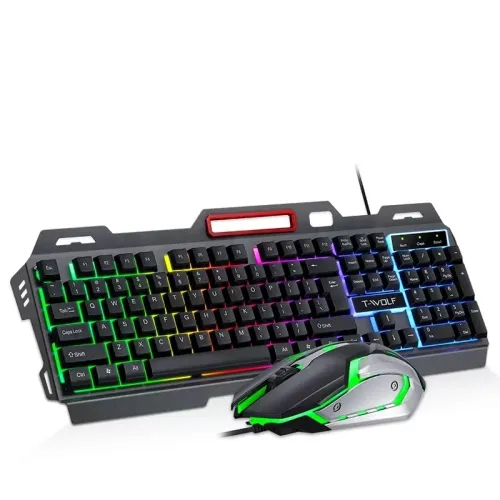 [0007537] T-Wolf TF600 RGB Gaming Keyboard Mouse Combo