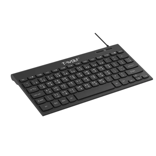 [0007380] T-WOLF K220 Wired Keyboard with Bangla