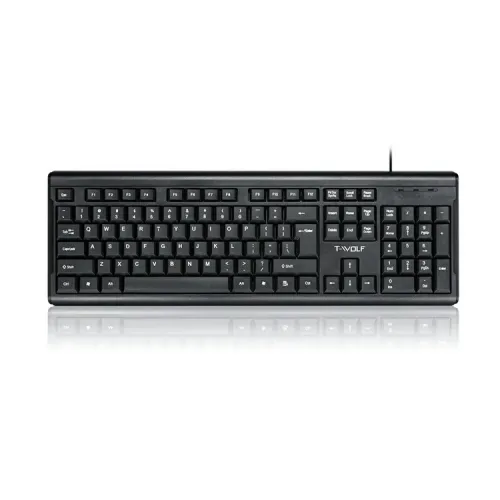 [0007382] T-WOLF T15 104 Keys USB Wired Keyboard