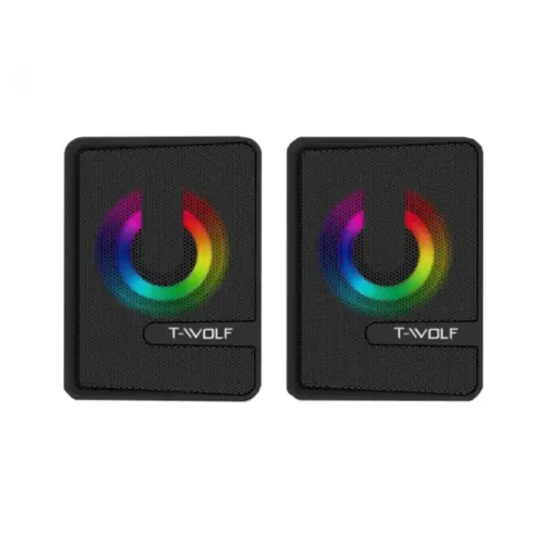[05675] T-Wolf S3 Portable Wired RGB Gaming Speaker