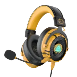 EKSA E900 Pro Noise Cancelling 7.1 Surround Sound Gaming Headset Yellow