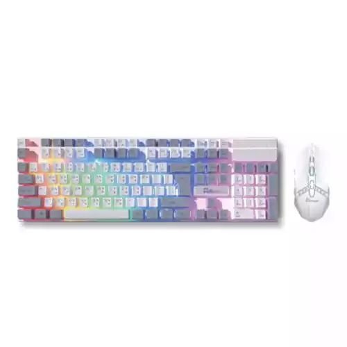 PC Power KMO2W Wired Keyboard & Mouse Gaming Combo