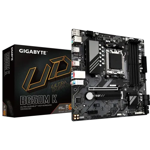 [07674] GIGABYTE B650M K AMD AM5 Micro-ATX Motherboard