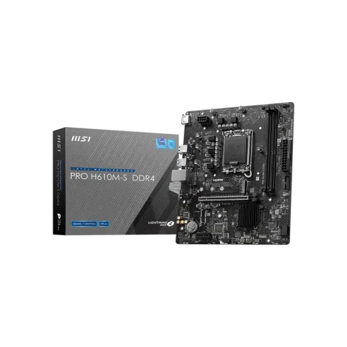 MSI PRO H610M-S DDR4 m-ATX Motherboard