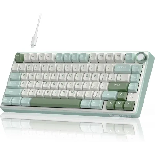 [0007686] Royal Kludge RK R75 RGB Hot-Swappable Mechanical Keyboard