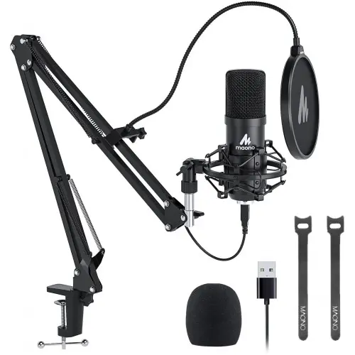 [0000492] Maono AU-A04 192KHZ/24BIT Plug & Play USB Microphone 