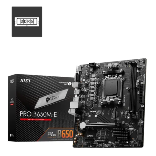 [0007692] MSI PRO B650M-E AM5 mATX Motherboard