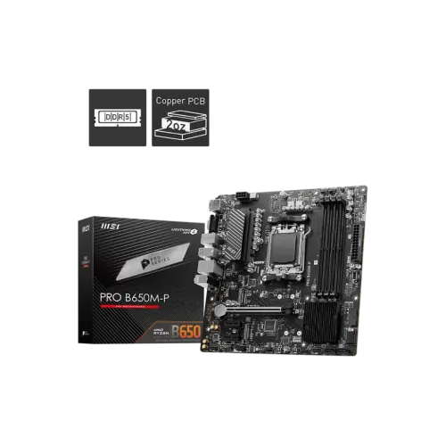 [0007695] MSI PRO B650M-P DDR5 AMD AM5 mATX Motherboard