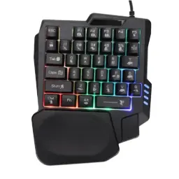 Jedel K601 Single Hand RGB Gaming Keyboard 