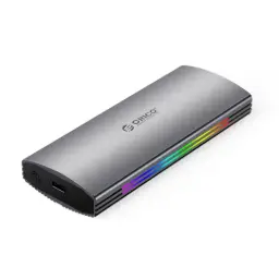 ORICO M2R2-G2 Multi-Color Glowing RGB Gaming Style M.2 NVMe SSD Type-C Enclosure 