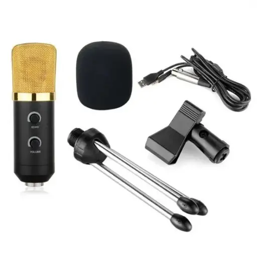 [00990] BM-100FX USB Powered Condenser Studio Recording Microphone with Noise Cancel and Echo Effect